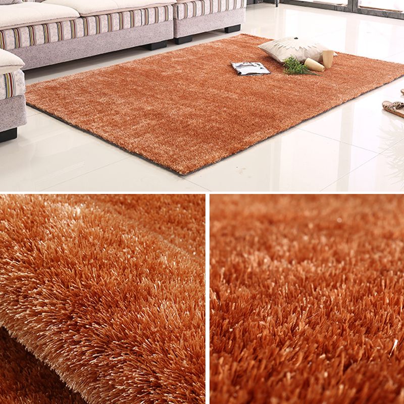 Moderner Wohnzimmer Teppich rein Farbe Rotes Bereich Teppich Polyester Nicht-Rutsch-Backing Teppich