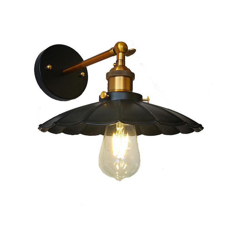 Stile industriale Monte a parete Luce vintage soggiorno Sallo Sconcetto Apparecchio di illuminazione con applique