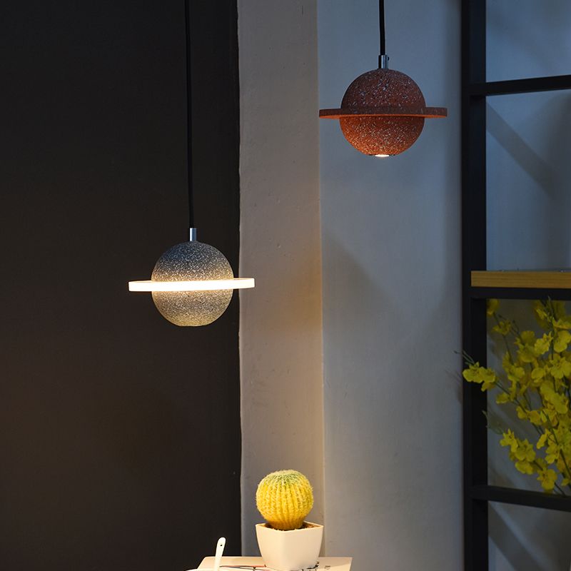 Salle d'étude de pendentif en ciment moderne l'éclairage de suspension globale