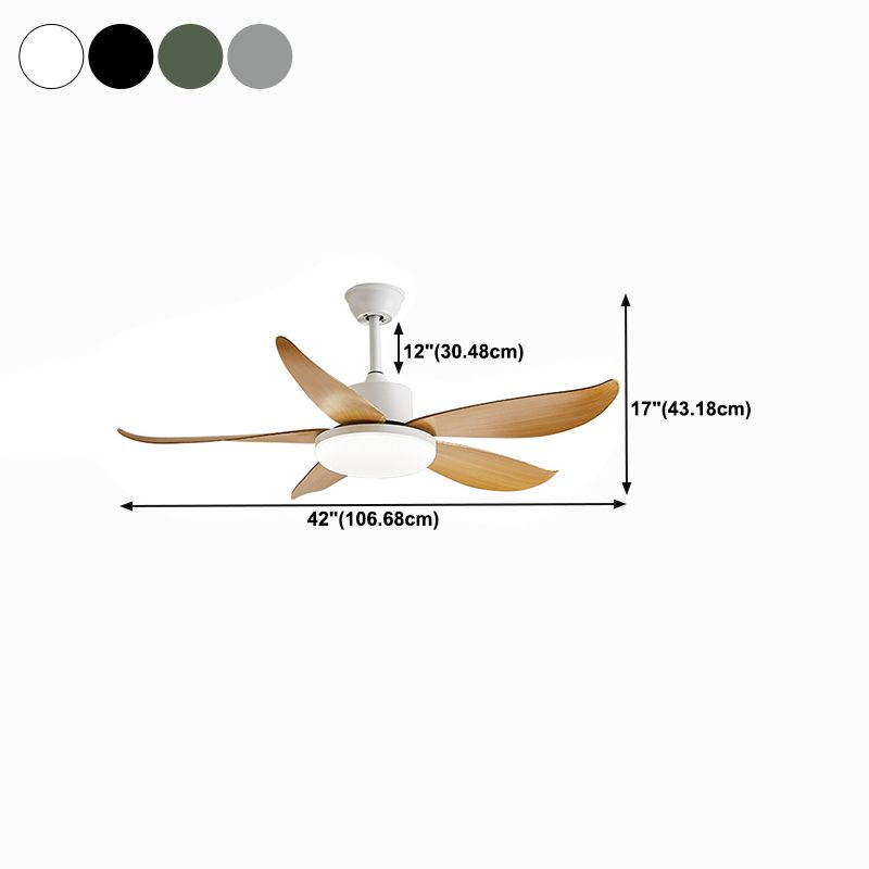 Simple Ceiling Fan Light Fixture Modern LED Ceiling Flush Mount for Kids' Room