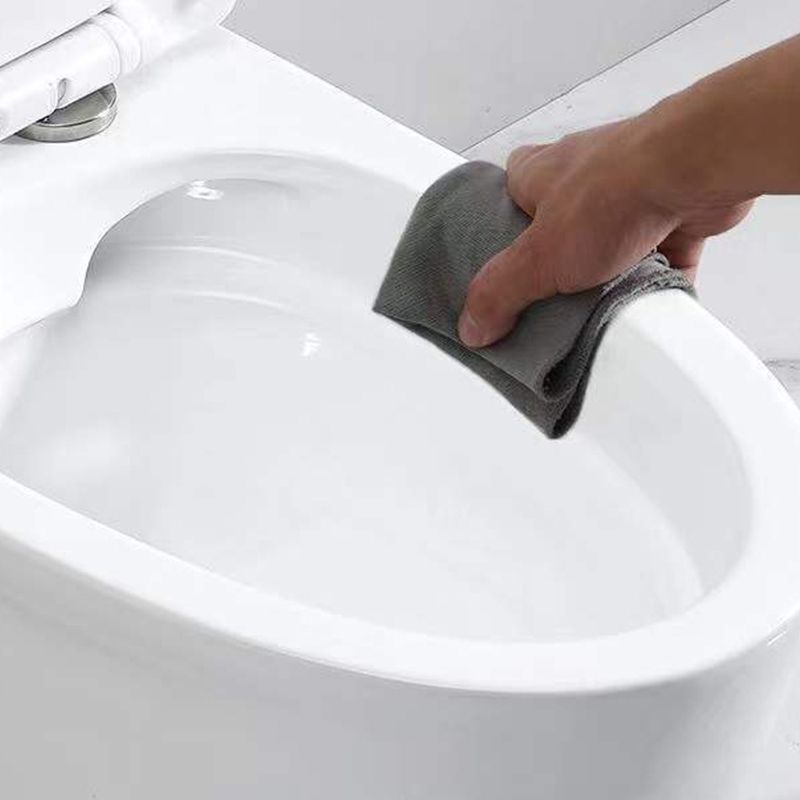 Contemporary All-In-One Flush Toilet Floor Mount Urine Toilet with Seat for Washroom