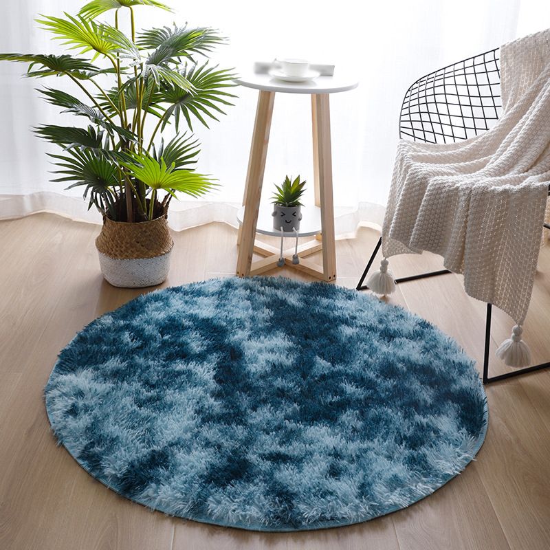 Round Area Rug Polyester Tapijt binnen Tapijt voor slaapkamerdecoratie