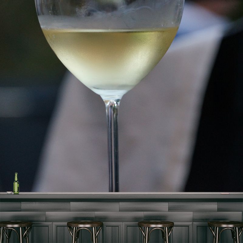 Wine Mural Wallpaper Minimalist Bar Wall Decor Waterproofing, Customized Size Available