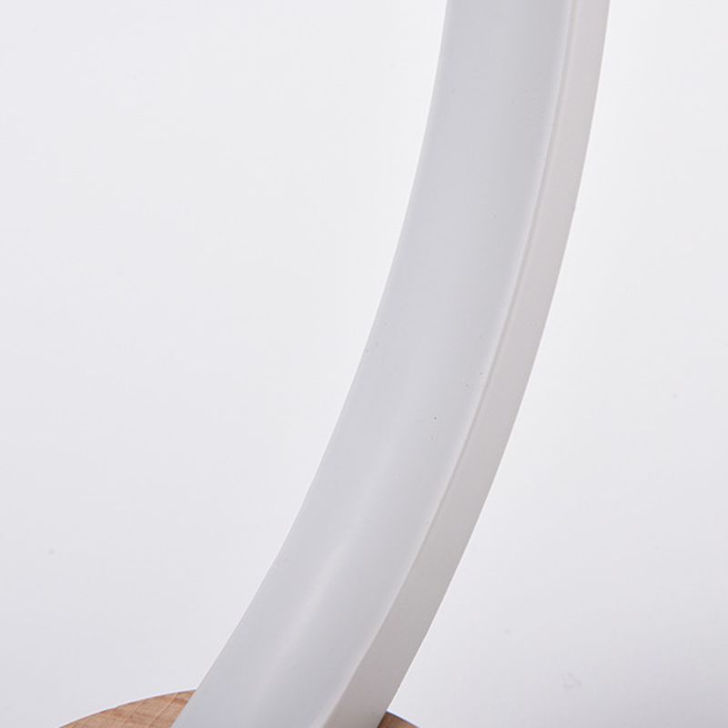 Modern 1-Light Table Lamp With USB Port Linear Table Light for Bedroom