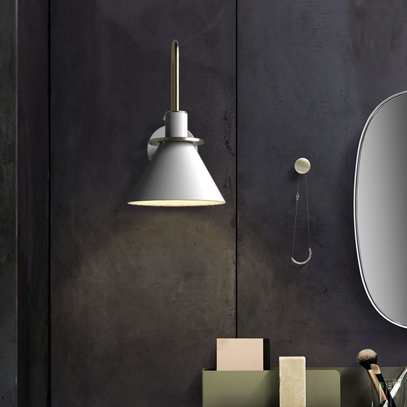 Cone Shape Metal Sconce Light Modern Style Wall Sconce Light for Dining Room