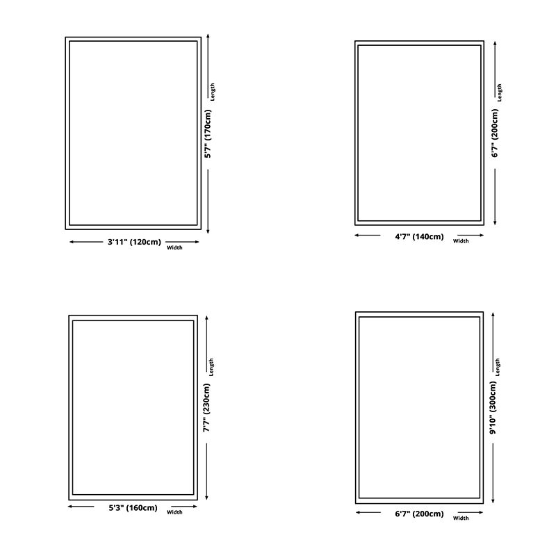 Contemporary Checkered Pattern Carpet Polyester Indoor Rug Pet Friendly Area Rug for Home Decoration