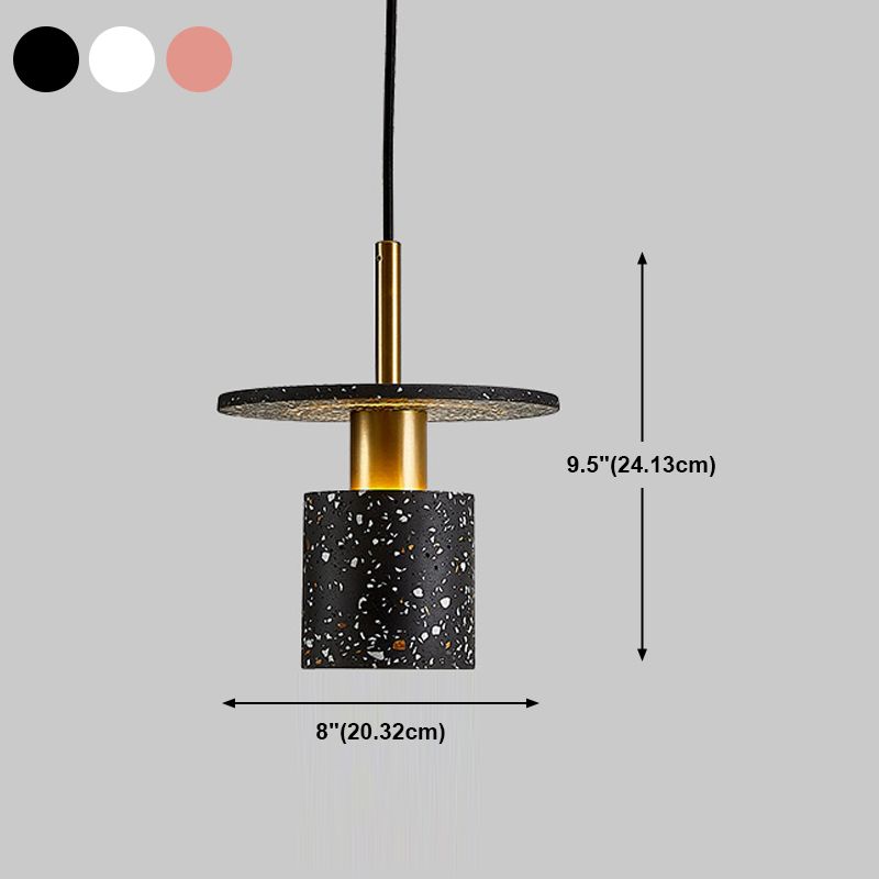 Terrazzo Hanging Light Contemporary Pendent Lighting Fixture for Sitting Room