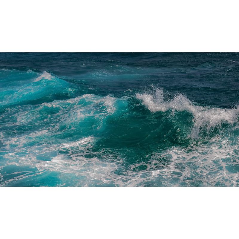 Contemporary Photography Sea Mural Wallpaper Living Room Wall Covering