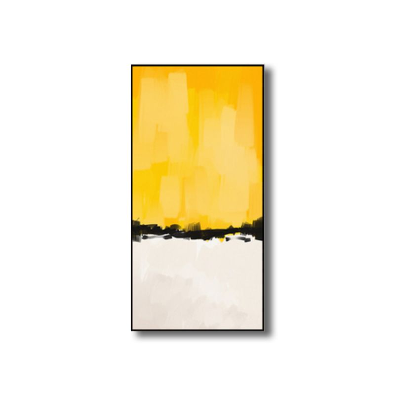 Lichte kleur penseelstreek canvas moderne kunststijl getextureerde muur decor voor woonkamer