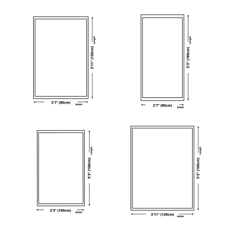 Light Grey Modern Carpet Polyester Striped Carpet Non-Slip Backing Carpet for Home Decor