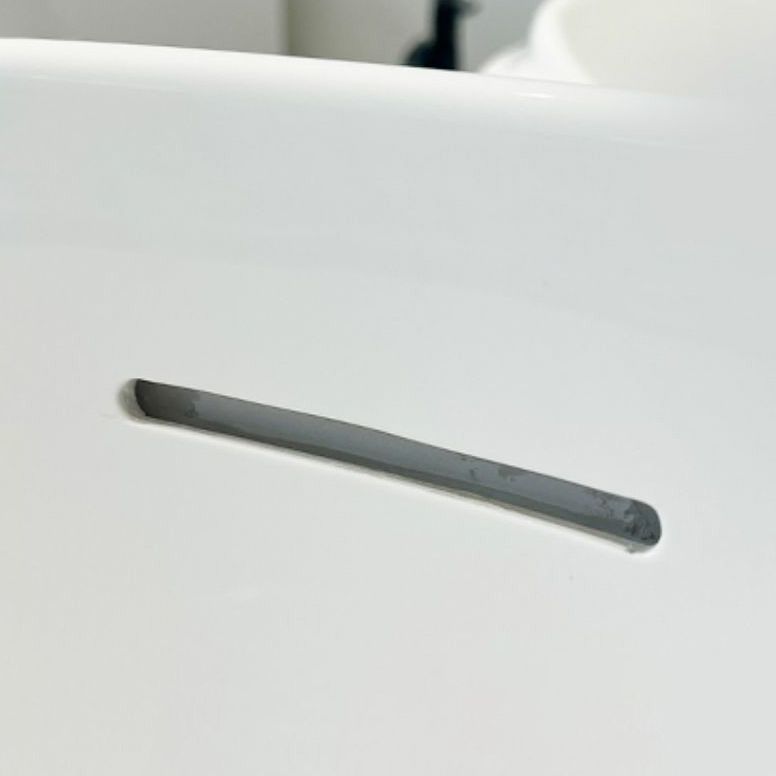 Modern Style Freestanding Soaking Bathtub Single Slipper Acrylic Bathtub for Bathroom