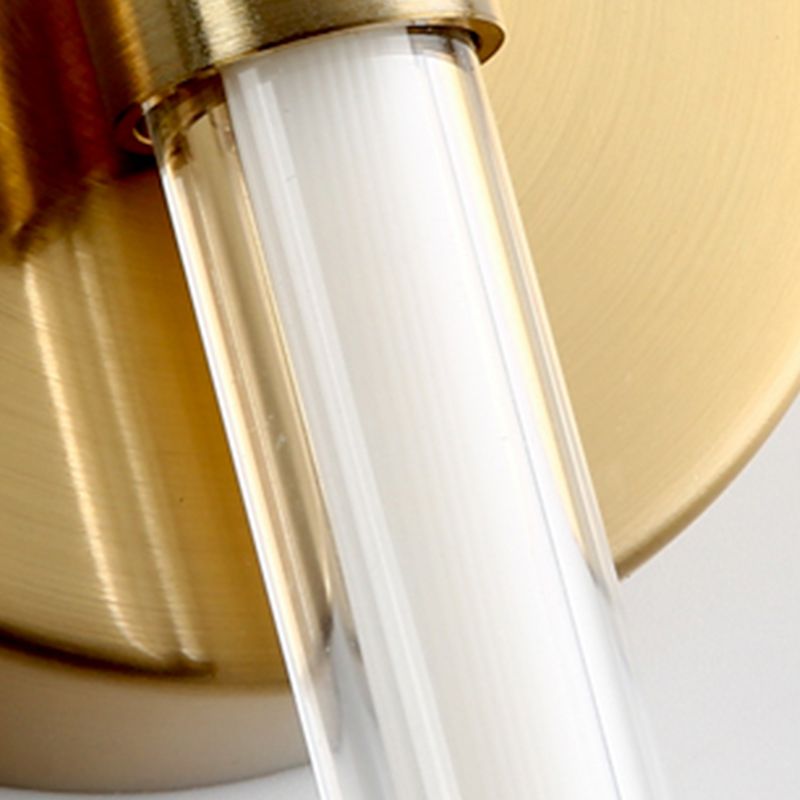 Nordic Mur Light Strip Forme LED Appiculture murale avec une teinte en verre pour la chambre