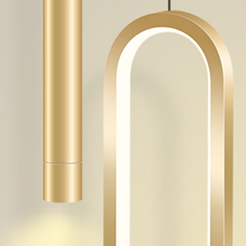 Lumière suspendue au ménage moderne Aménagement de pendentif linéaire pour le salon du salon