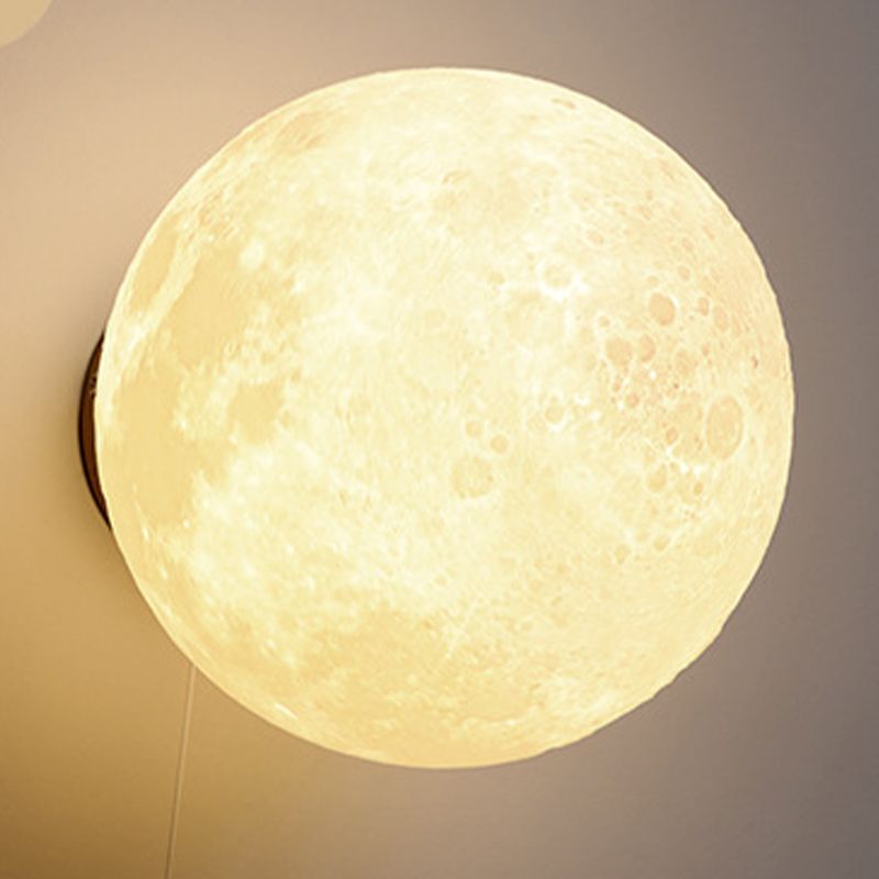 Modern Style Globe Wall Mounted Light Fixture Glass 1 Light Wall Lighting Fixtures