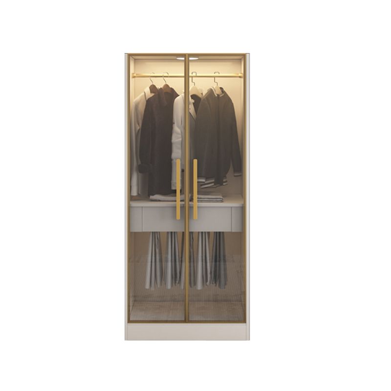 Contemporary Style Wardrobe Wooden Wardrobe Closet with Door