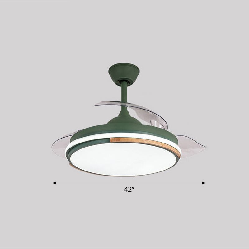 Nordic 3 Blades LED LEDLING LIGHTING RODDE RODDE REMITO DE CONTROL REMOTO