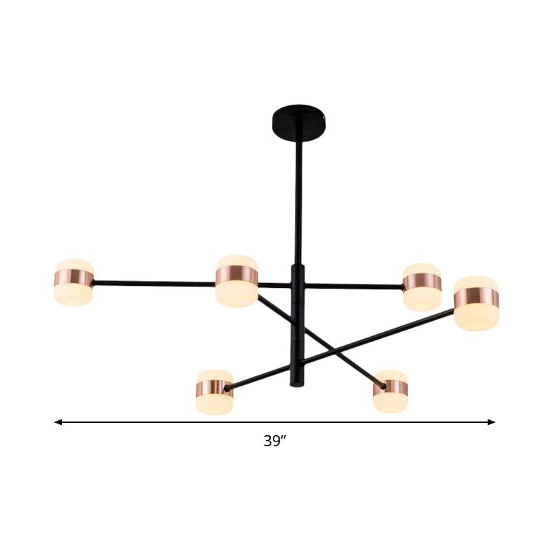 Metall Starburst Hängende Kronleuchter modern