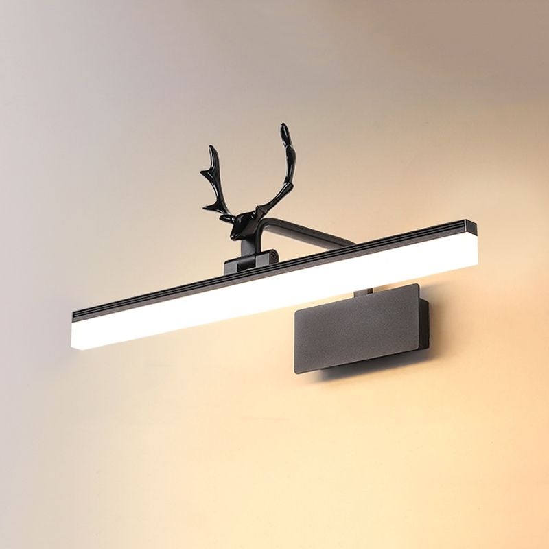 Moderne einfache Geweihen Make -up Spiegel Lampe Badezimmer Nordische Spiegelleuchte