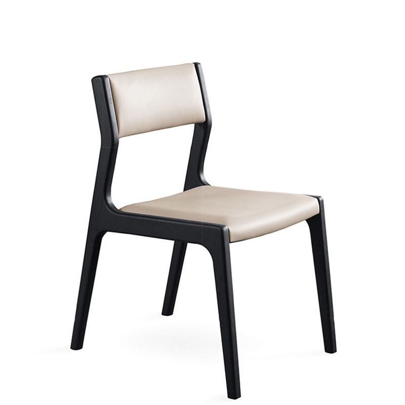 Contemporary Chair Wood Open Back Dining Room Chair for Dining Room