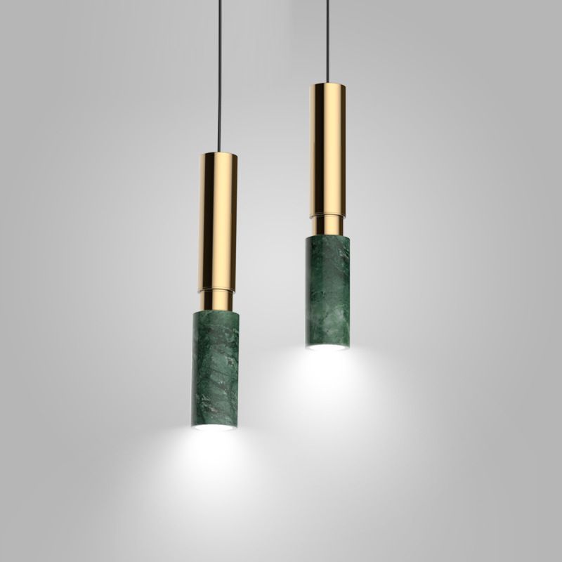 Pendre en pierre géométrique Light Modern Style Hanging Light pour le salon