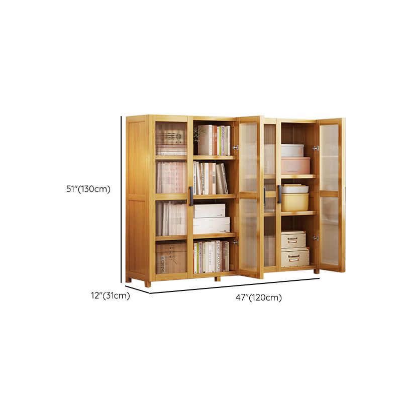 Vertical Engineered Wood Bookshelf Contemporary Closed Back Bookcase