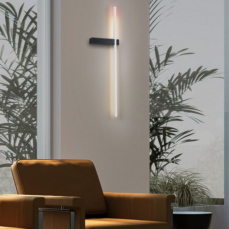 Moderner Stil Linearer Wandleuchte kreative Wandlampenvorrichtungen für Salon Café Shop