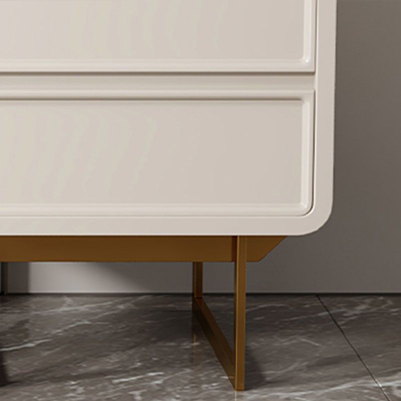 White/Grey Vanity Wood Makeup Dressing Table Stone Top Dresser