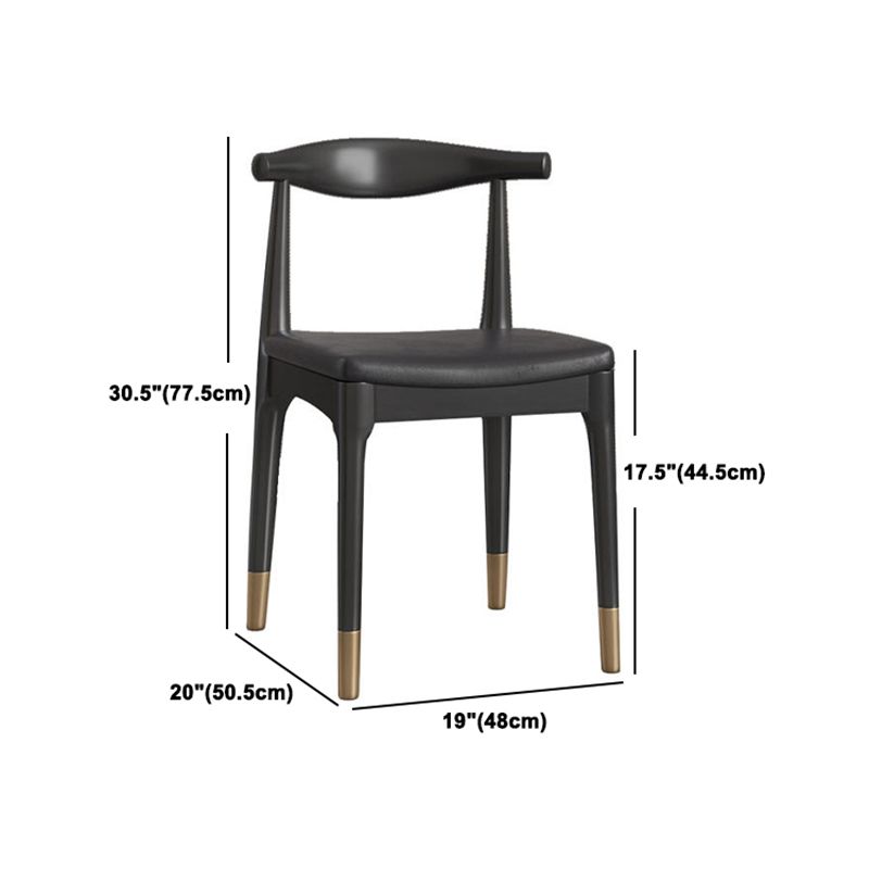 Rectangle Modern Dinette Set 1/4/5 Pieces Black Base Indoor Dining Table Set