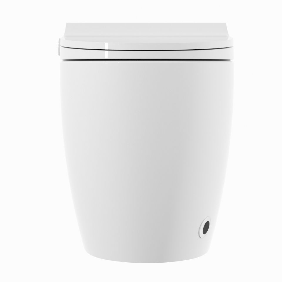 Modern Toilet Bowl ABS Floor Mounted Siphon Jet Flush Toilet