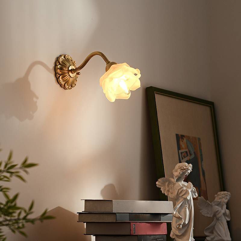 Modern Vintage Wall Light Sconce Creative Glass Wall Light Fixture for Bedroom