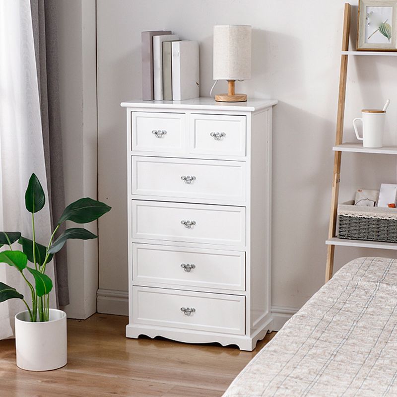 Standard Rectangle Accent Chest with Drawers 13.77" Wide Wood Chest