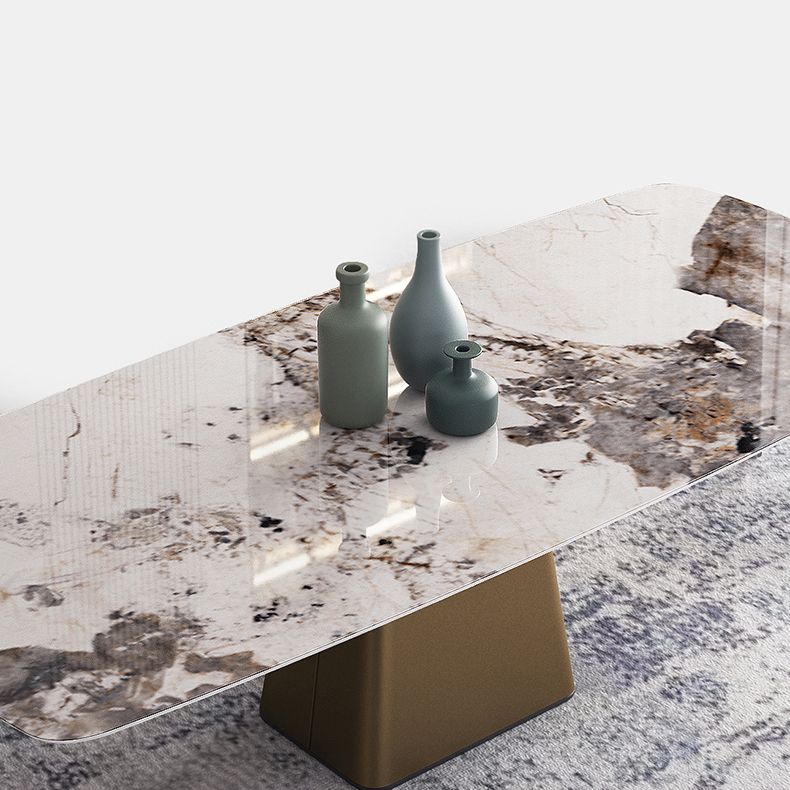 Glam Dinette Set for Dining Room 1/4/5 Pieces Glossy White Dining Table Set