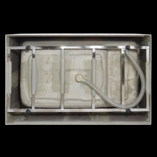 White Acrylic Alcove Bath Tub Rectangular 25" H Bathtub for Home (Without Faucet)