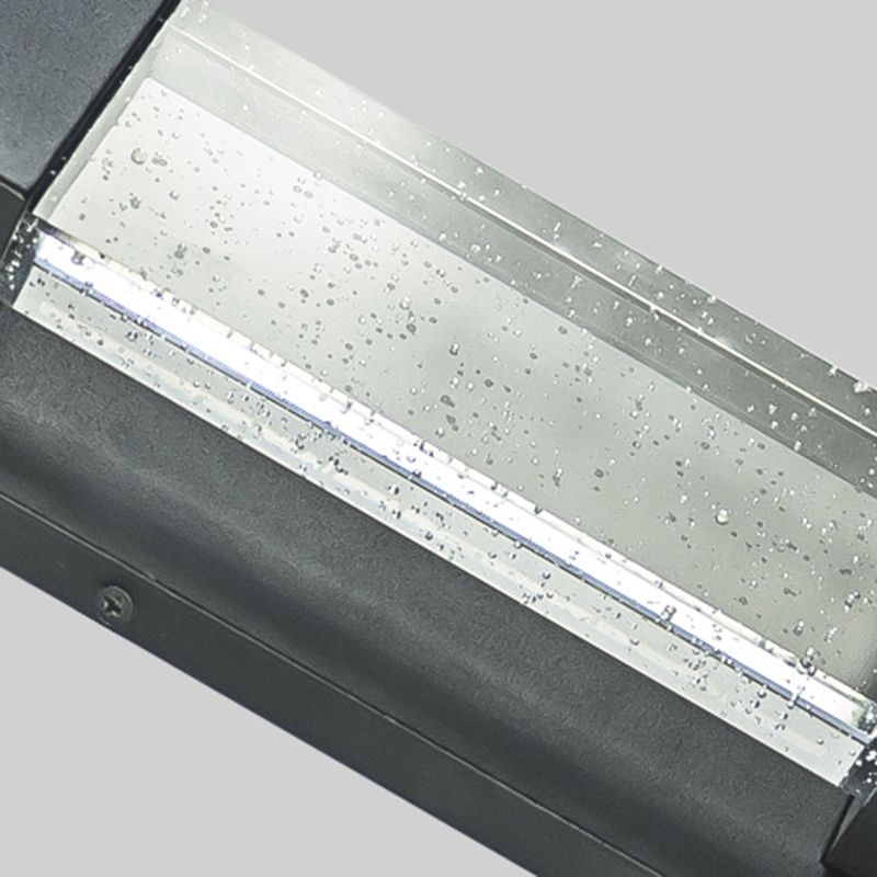 Moderne glazen rechthoekige wandwandcontino