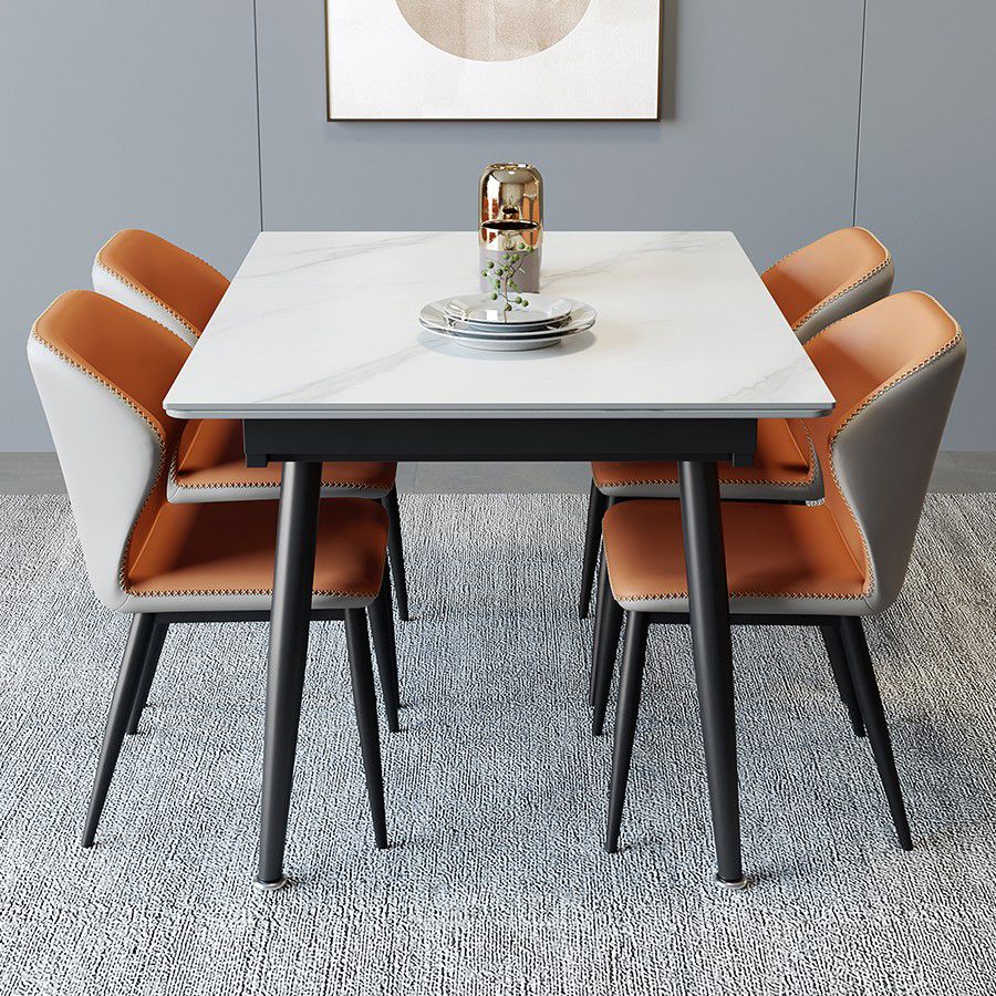 Rectangle Dining Site Table Simplicity Style Dining Room Collection with 4-foot