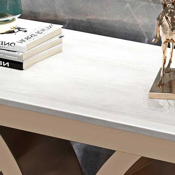 Glam Console Accent Table Stainless Steel Console Sofa Table