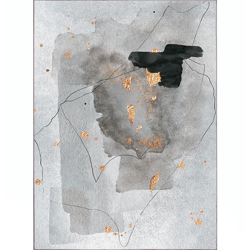 Grijze tonen wasbaar tapijt trendy polyester gebied tapijt vlekbestendig tapijt voor woonkamer