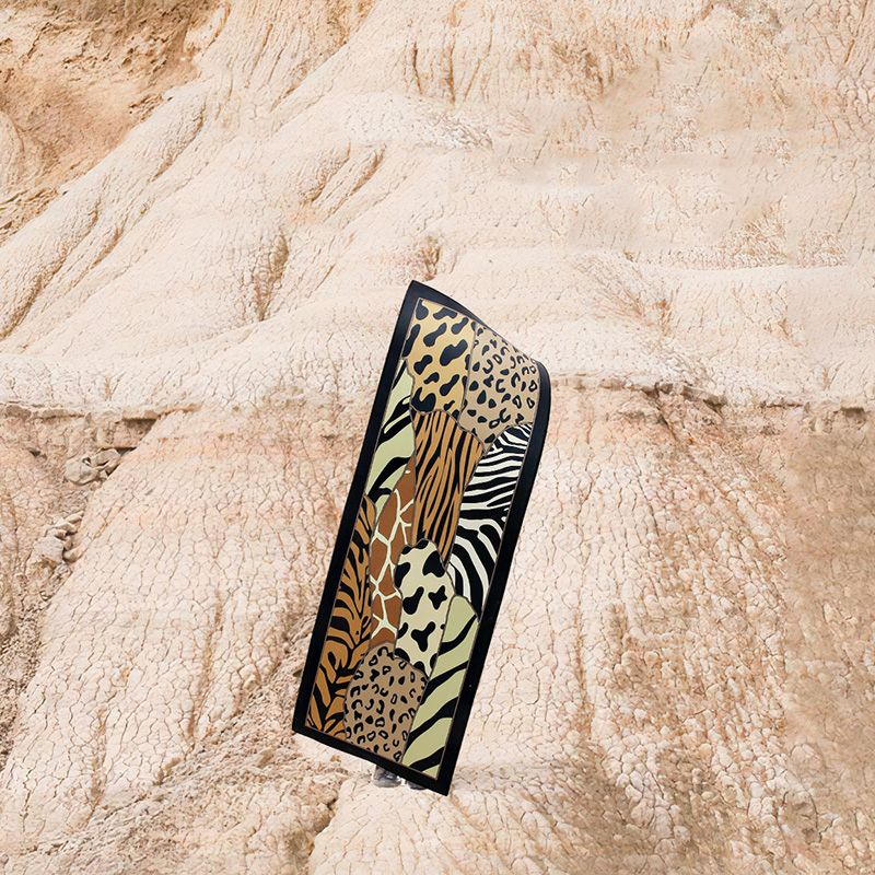 Creative Leopard Printed Carpet Polyester Indoor Rug Stain Resistant Area Carpet for Home Decoration