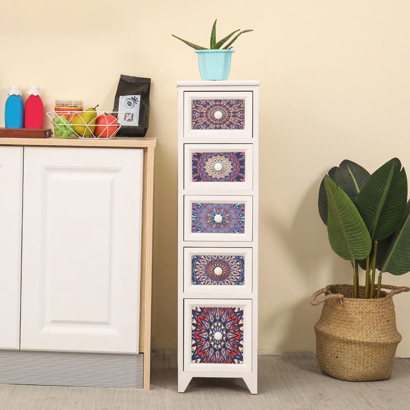 Contemporary Solid Wood Chest with Drawers and Legs Water Resistant Chest