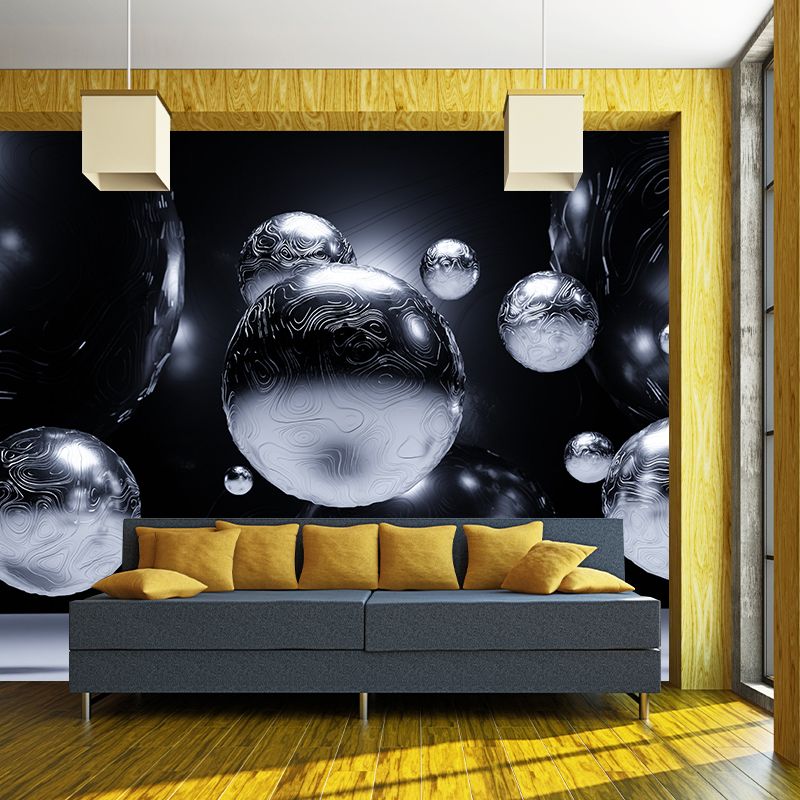 3D Vision Mildew Resistant Wallpaper Environmental Sleeping Room Wall Mural