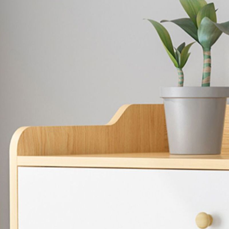 Wooden Storage Chest Dresser Bedside Storage Chest for Bedroom