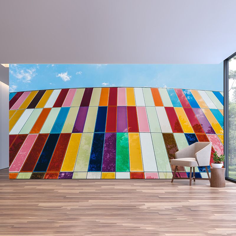 Modern Building Mural Wallpaper Custom-Made Wall Covering for Meeting Room