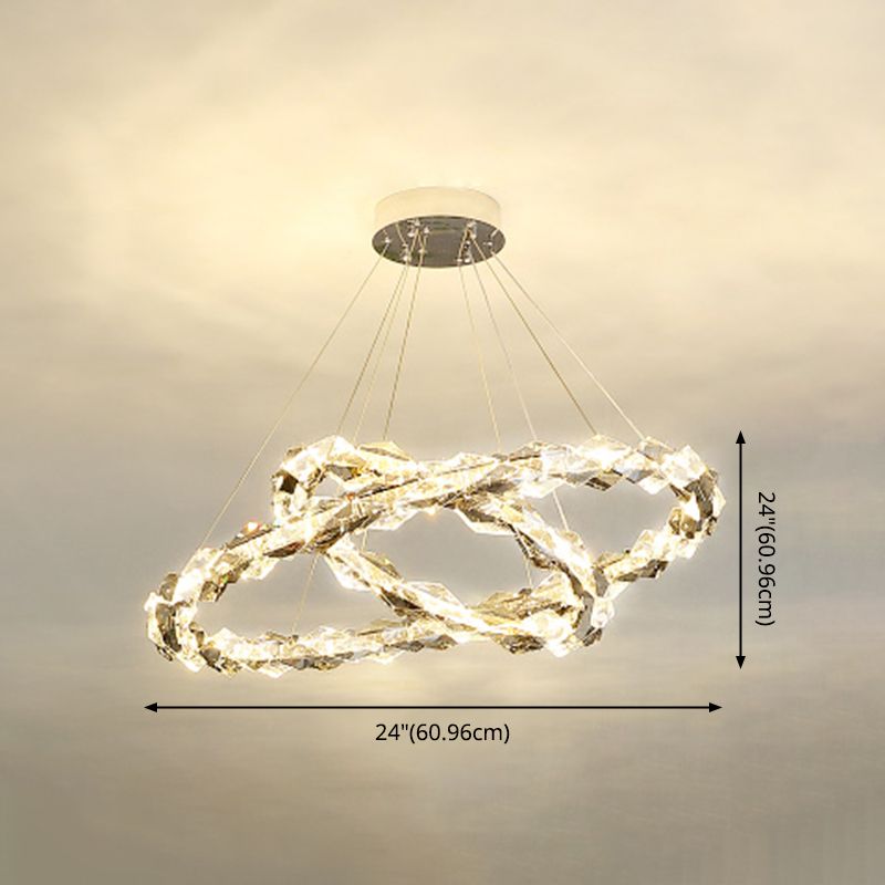 Chandeliers modernes pour la salle à manger Circular Chandelier suspendu plafonniers