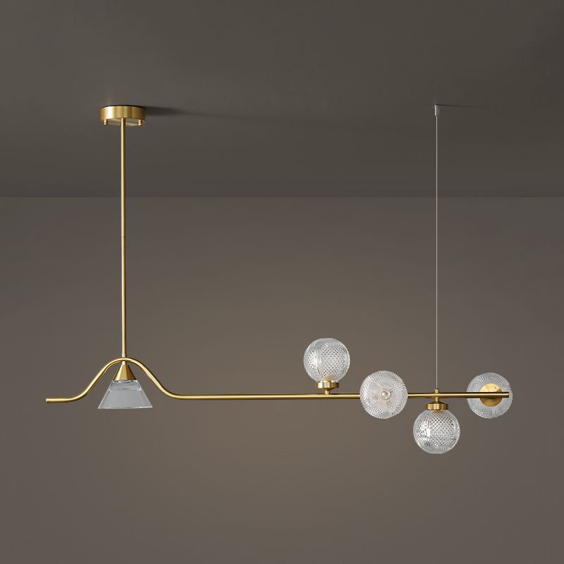 Contemporáneos de lámparas de la isla Sphere Sphere Island Lights para cocina