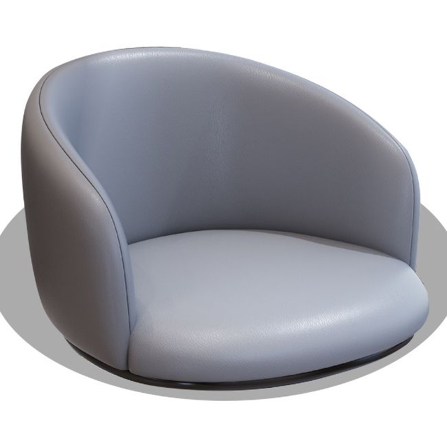 Silla de comedor con respaldo sólido y acabado mate de cuero moderno para dormitorio