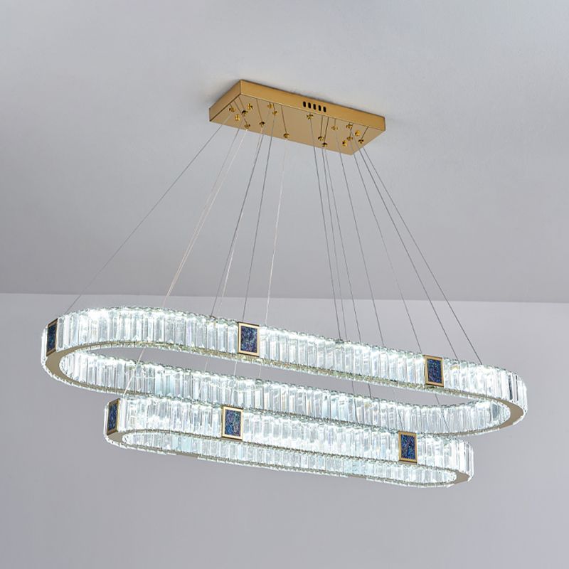 Crystal Hanging Pendant Lights Contemporary Hanging Lamps for Dining Room