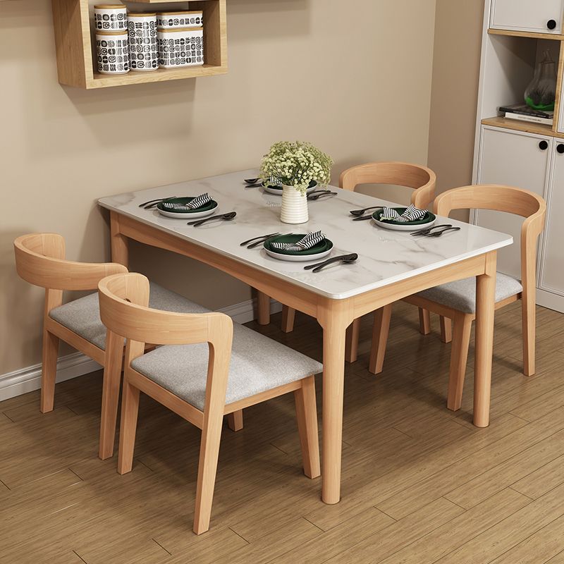 Simplicity Style Dining Site Table Rectangle Furniture for Home