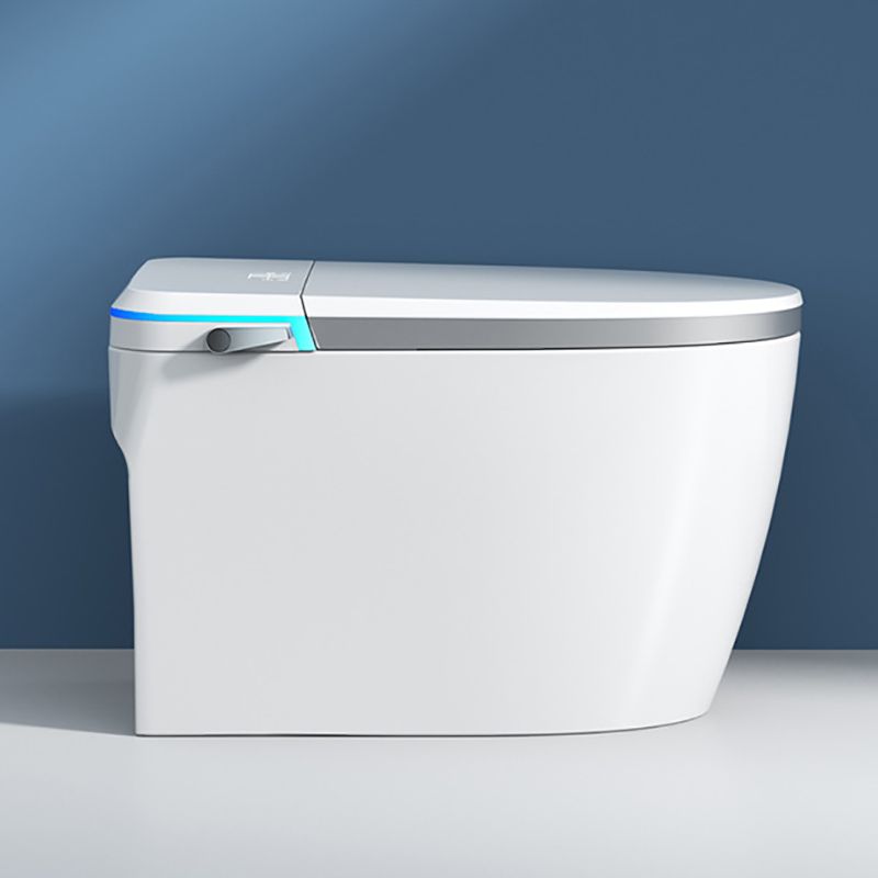Contemporary Siphon Jet Toilet Bowl All-In-One Toilet with Vitreous China
