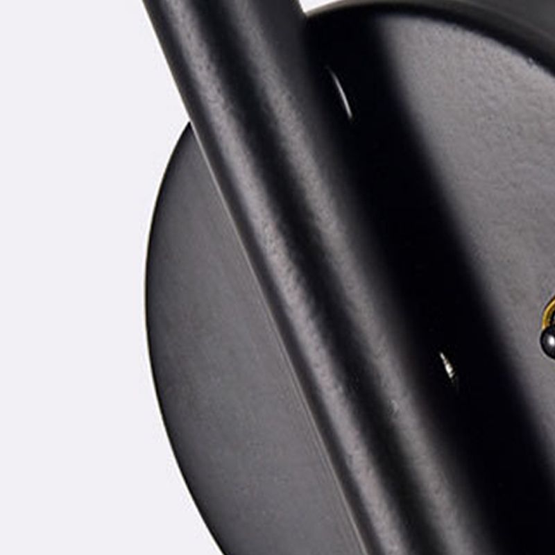 Nordic Metal Wall Light Cap Shape Swing Arm Wall Sconce for Living Room