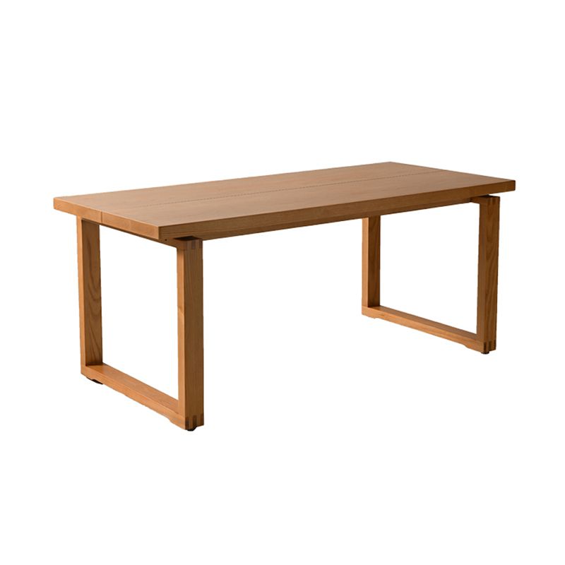 Kitchen Rectangle Dinner Table Dining Room Solid Wood Dining Table